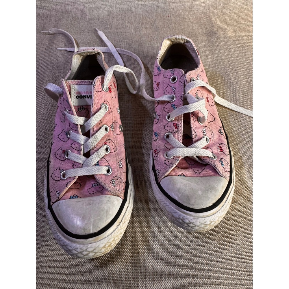 Converse Chuck Taylor All Star Low Hello Kitty Pink Canvas Shoes 664638F Y 2